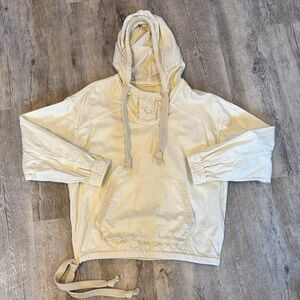 American Eagle Outfitters Beige Button-Up Jacket